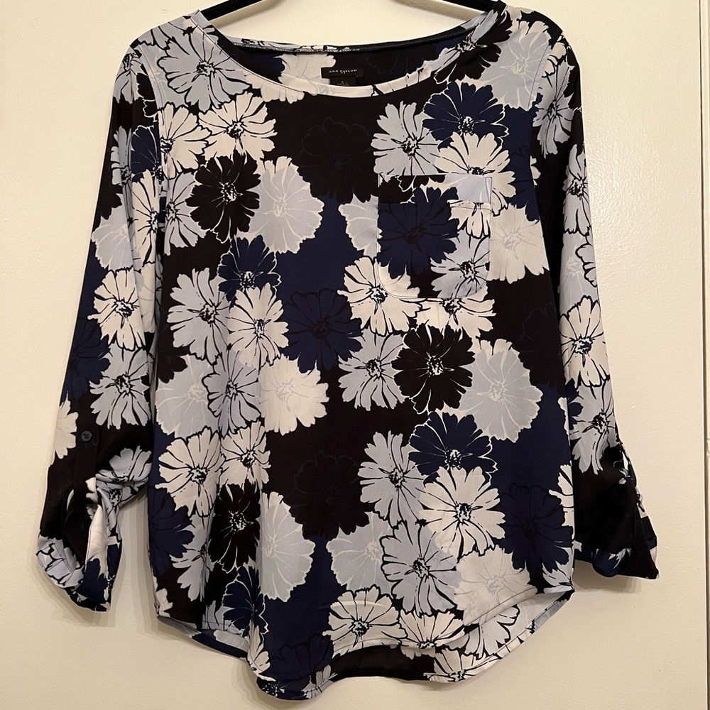 Ann Taylor Floral Blouse